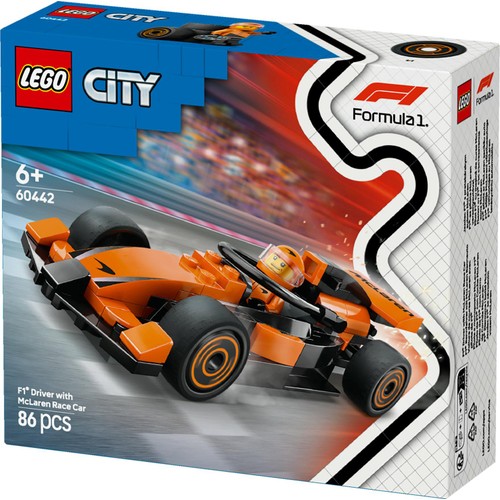 LEGO City F1 Driver with McLaren Race Car Toy 60442 thumbnail 3