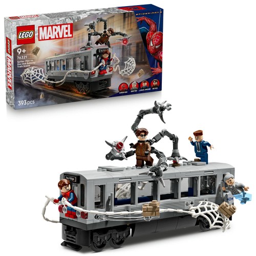 LEGO Marvel Spider-Man vs. Doc Ock Subway Train Scene 76321 thumbnail 2