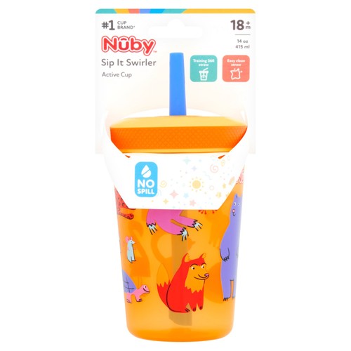 Nuby Sip it Swirler Active Cup 18+m