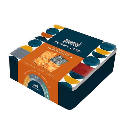 Peter's Yard Sourdough Cracker Selection Tin 250g thumbnail 2