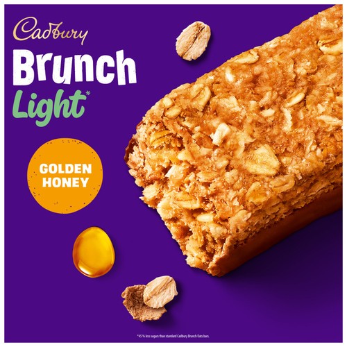 Cadbury Brunch Light Oat & Honey Cereal Bars 4x26g thumbnail 2