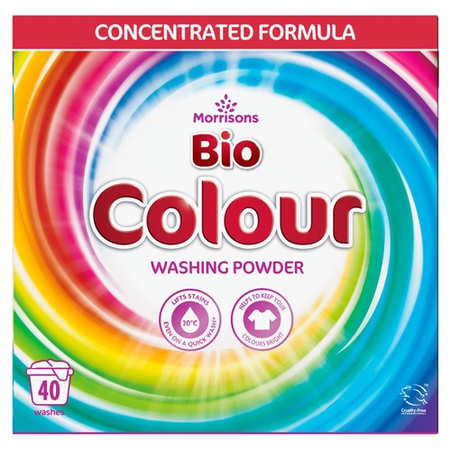 Morrisons Bio Colour Washing Powder 2kg 40 Washes