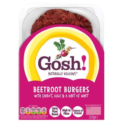 Gosh! Beetroot Burgers With A Hint Of Mint  thumbnail 2