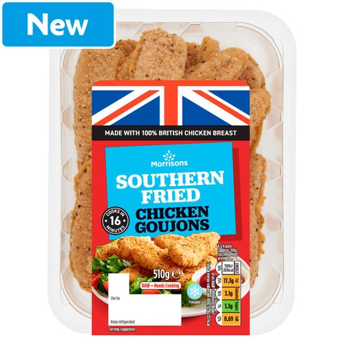 Morrisons British Southern Fried Chicken Goujons 510g