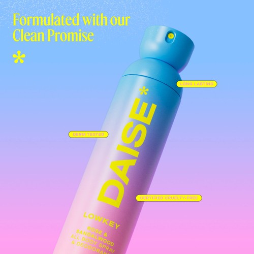 Daise All Body Spray & Deodorant Lowkey 120ml thumbnail 5
