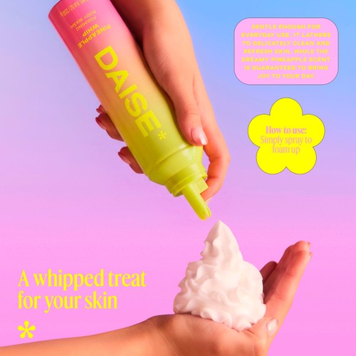 Daise Foaming Body Wash Pineapple 265ml thumbnail 3