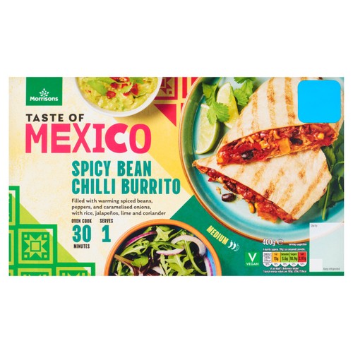 Morrisons Spicy Bean Chilli Burrito 400g