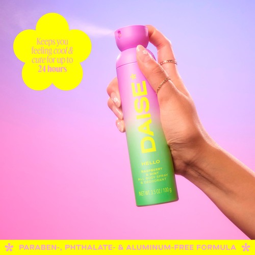 Daise All Body Spray & Deodorant Hello 120ml thumbnail 6