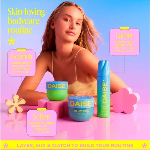 Daise Body Scrub Coconut 510g thumbnail 3