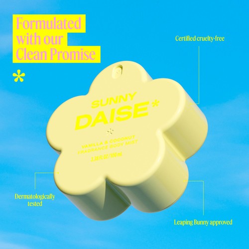Daise Body Mist Sunny Vanilla & Coconut 100ml thumbnail 6