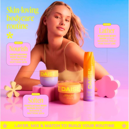 Daise Body Scrub Vanilla 510g thumbnail 5