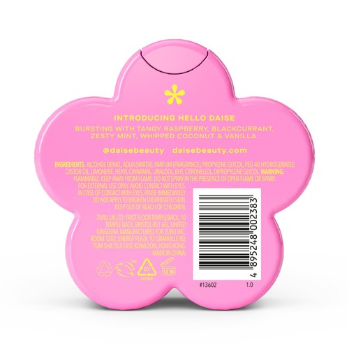 Daise Body Mist Hello Raspberry & Mint 100ml thumbnail 2