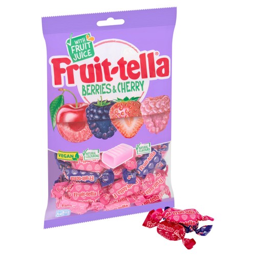 Fruit-tella Berries & Cherry 300g