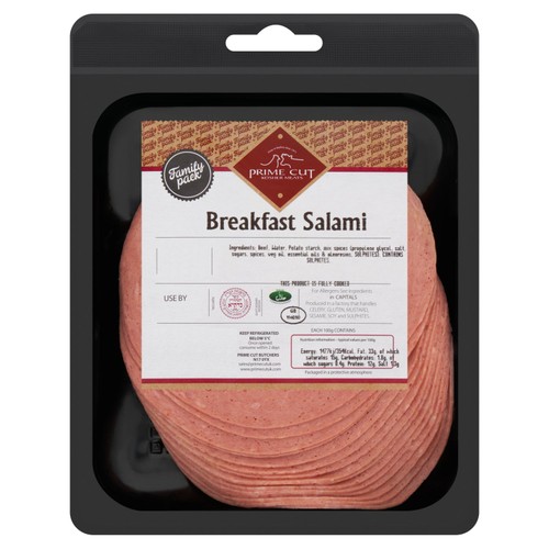 Prime Cut Breakfast Salami Family Pack 220g