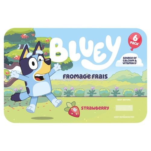 Bluey Strawberry Fromage Frais 6 x 45g thumbnail 2