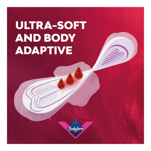 Bodyform Ultimate Ultra Regular Sanitary Towels Wings 12 Pack thumbnail 4