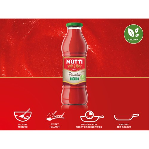 Mutti Organic Tomato Passata 560g thumbnail 4
