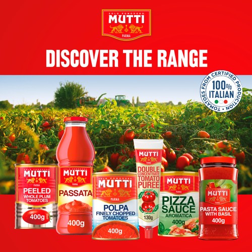 Mutti Organic Double Concentrate Tomato Puree 185g thumbnail 4