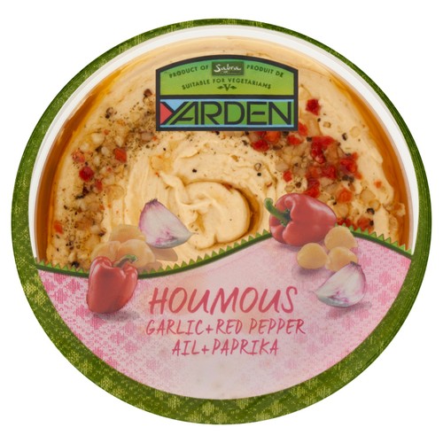 Yarden Houmous Garlic & Red Pepper 250g