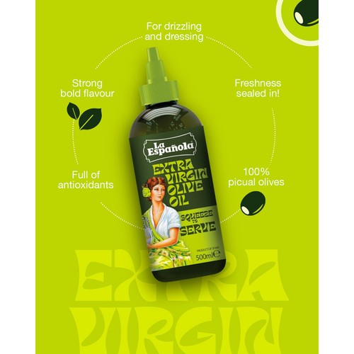 La Espanola Squeezy Extra Virgin Olive Oil 500ml thumbnail 2