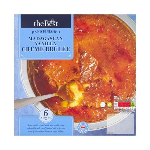 Morrisons The Best Hand Finished Madagascan Vanilla Creme Brulee 395g