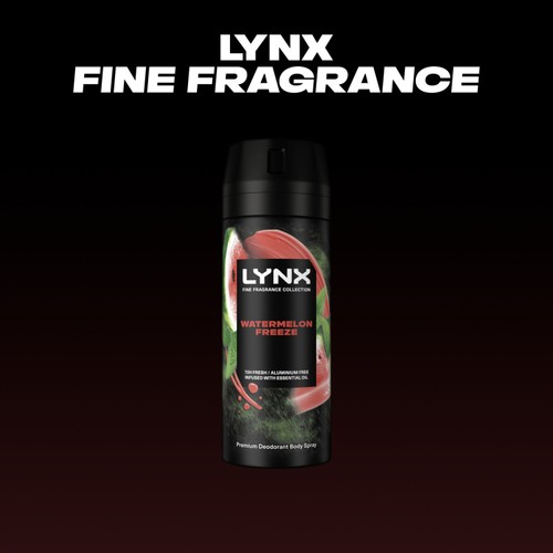 Lynx Fine Fragrance Collection Deodorant Bodyspray Watermelon Freeze 150ml thumbnail 2