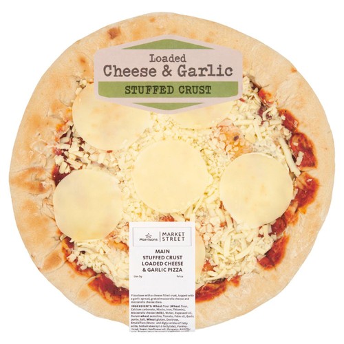 Morrisons Loaded Cheese & Garlic Stuffed Crust Pizza