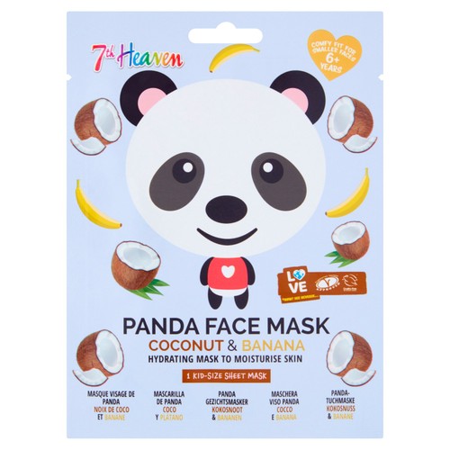 7th Heaven Panda Face Mask Coconut & Banana 6+ Years thumbnail 2