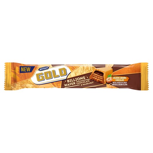 McVitie's Gold Billions Wafer Chocolate & Hazelnut 39g thumbnail 2