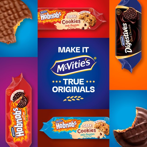 Mcvitie's Hobnobs Biscuits Oaty Cookies Dark Chocolate 155g thumbnail 4