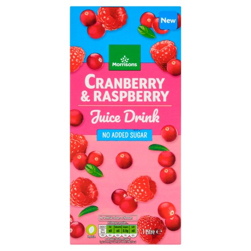 Morrisons Cranberry & Raspberry Juice Drink 