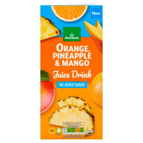 Morrisons Orange, Mango & Pineapple Juice Drink