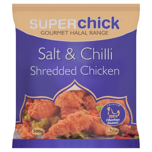 Superchick Shredded Chicken Salt & Chilli 