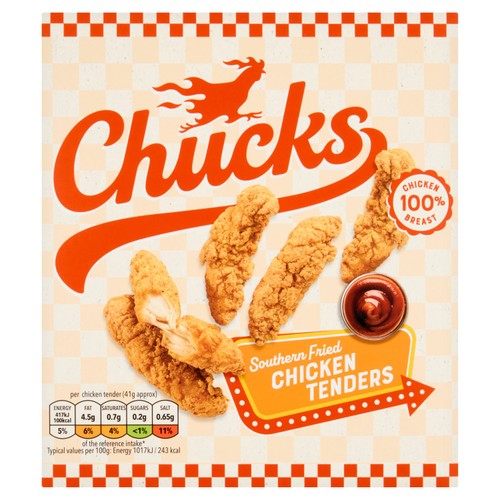 Chucks Southern Fried Chicken Tenders 225g