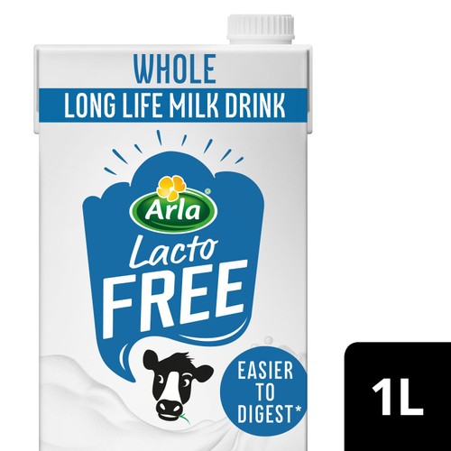 Lactofree Whole Long Life UHT Milk 1L