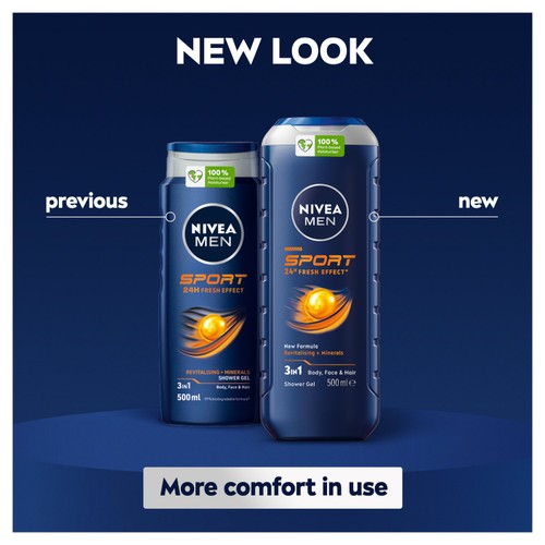 NIVEA MEN Sport Shower Gel 500ml thumbnail 5
