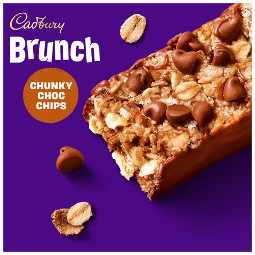 Cadbury Brunch Chocolate Chip Cereal Bars 10x28g thumbnail 2