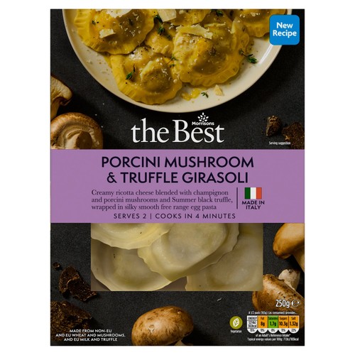 Morrisons The Best Porcini Mushroom & Truffle Girasoli 250g thumbnail 2