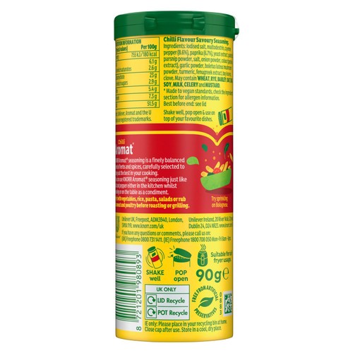 Knorr Aromat Chilli All Purpose Seasoning 90g thumbnail 2