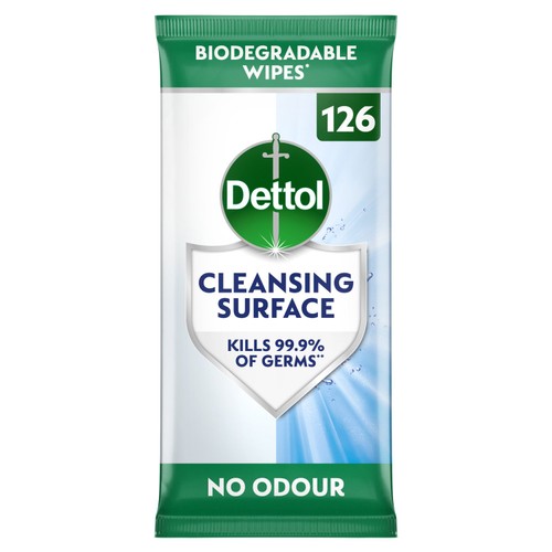 Dettol Anti-Bac Surface Wipes Original 126 Pack