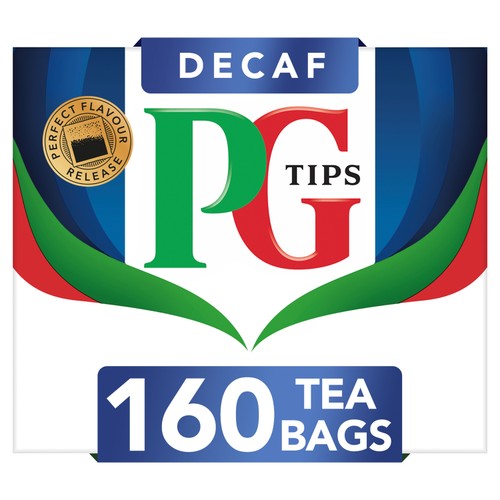 PG Tips Decaf 160 Tea Bags
