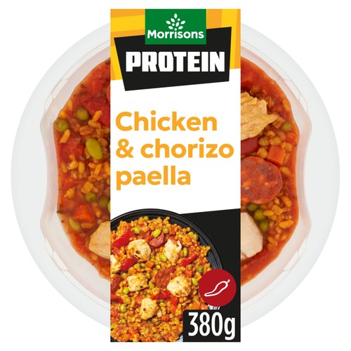 Morrisons Protein Chicken Paella 380g thumbnail 2