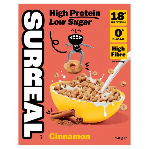 Surreal High Protein Low Sugar Cinnamon Cereal 240g