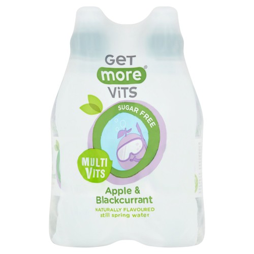 Get More Vits Apple & Blackcurrant Sugar Free Multivits Drink  4x330ml thumbnail 3