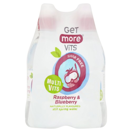 Get More Vits Raspberry & Blueberry Sugar Free Multivits Drink 4x330ml thumbnail 3