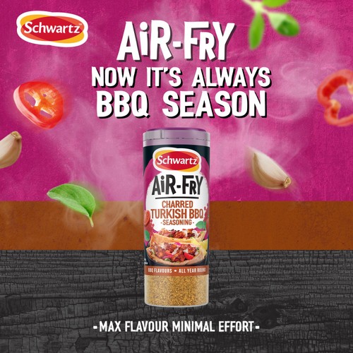 Schwartz Air Fry Charred Turkish Bbq Seasoning 115g thumbnail 2