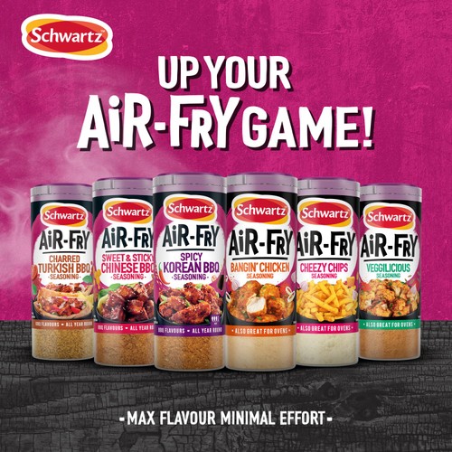 Schwartz Air Fry Charred Turkish Bbq Seasoning 115g thumbnail 4