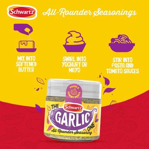 Schwartz All Rounder Garlic Seasoning 100g thumbnail 3