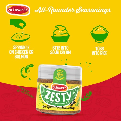 Schwartz All Rounder Zesty Seasoning 100g thumbnail 3