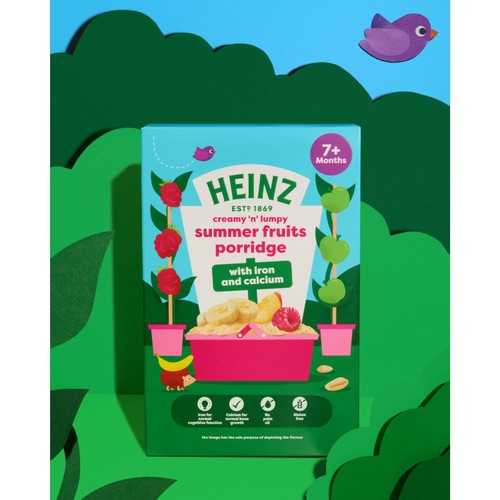 Heinz Summer Fruit Porridge 7+ Months 200g thumbnail 2